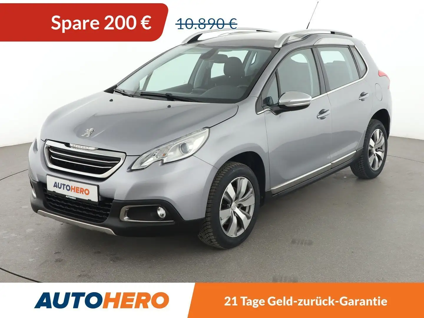 Peugeot 2008 1.6 Allure Aut.*TEMPO*PDC*KLIMA* Grau - 1