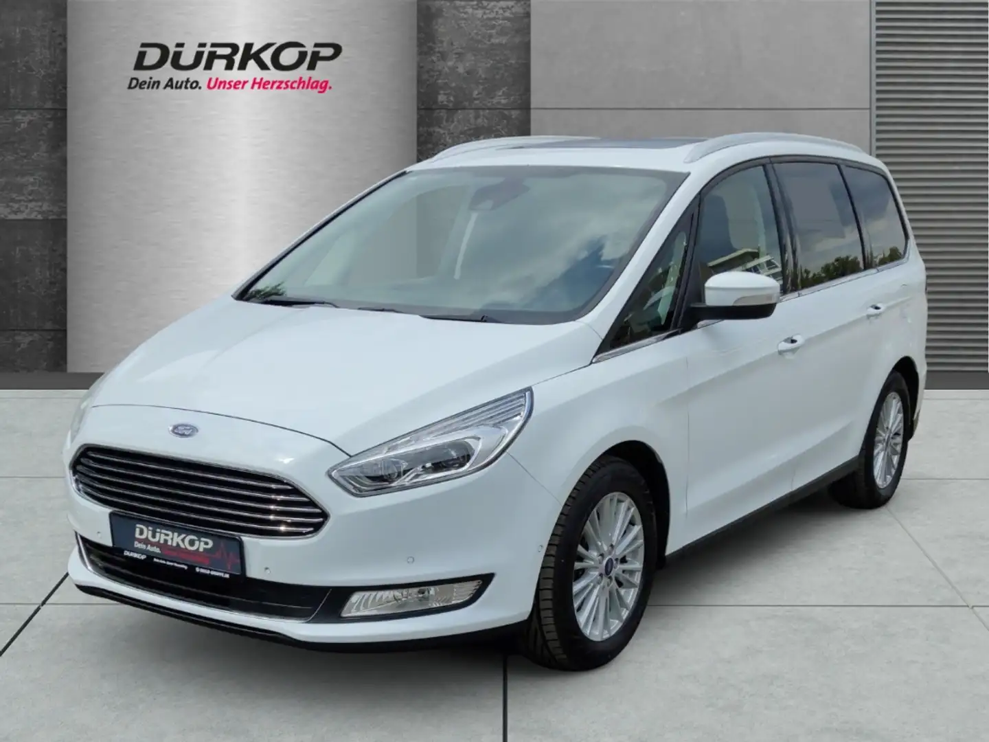 Ford Galaxy 2.0 TDCI Titanium AHK El. Panodach LED Standheizun Alb - 1