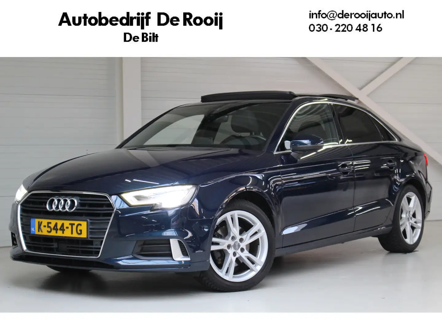 Audi A3 Limousine 1.4 TFSI CoD Sport Pro Line S Navigatie Blauw - 1