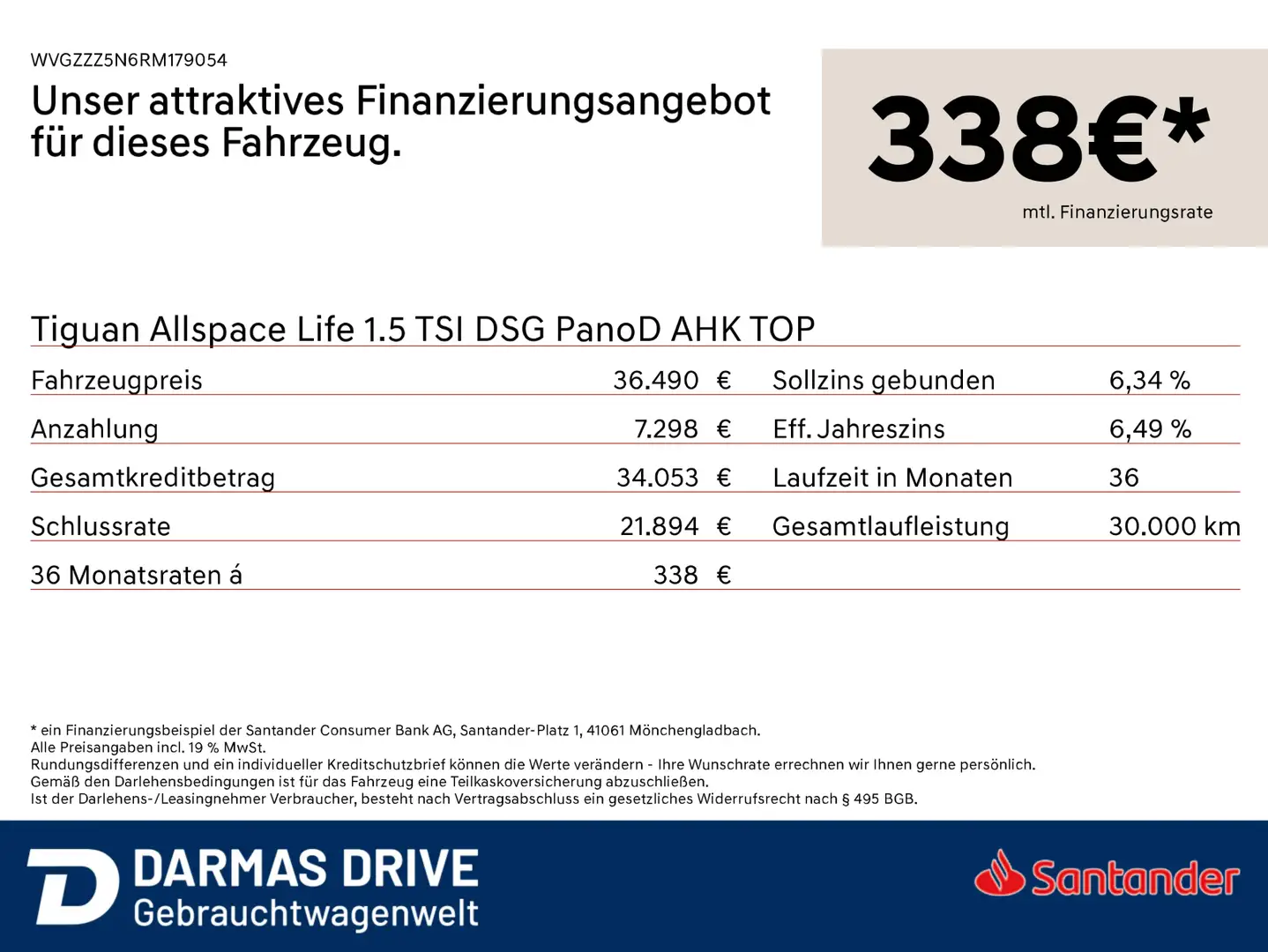 Volkswagen Tiguan Allspace Tiguan Allspace Life 1.5 TSI DSG PanoD AHK TOP Černá - 2
