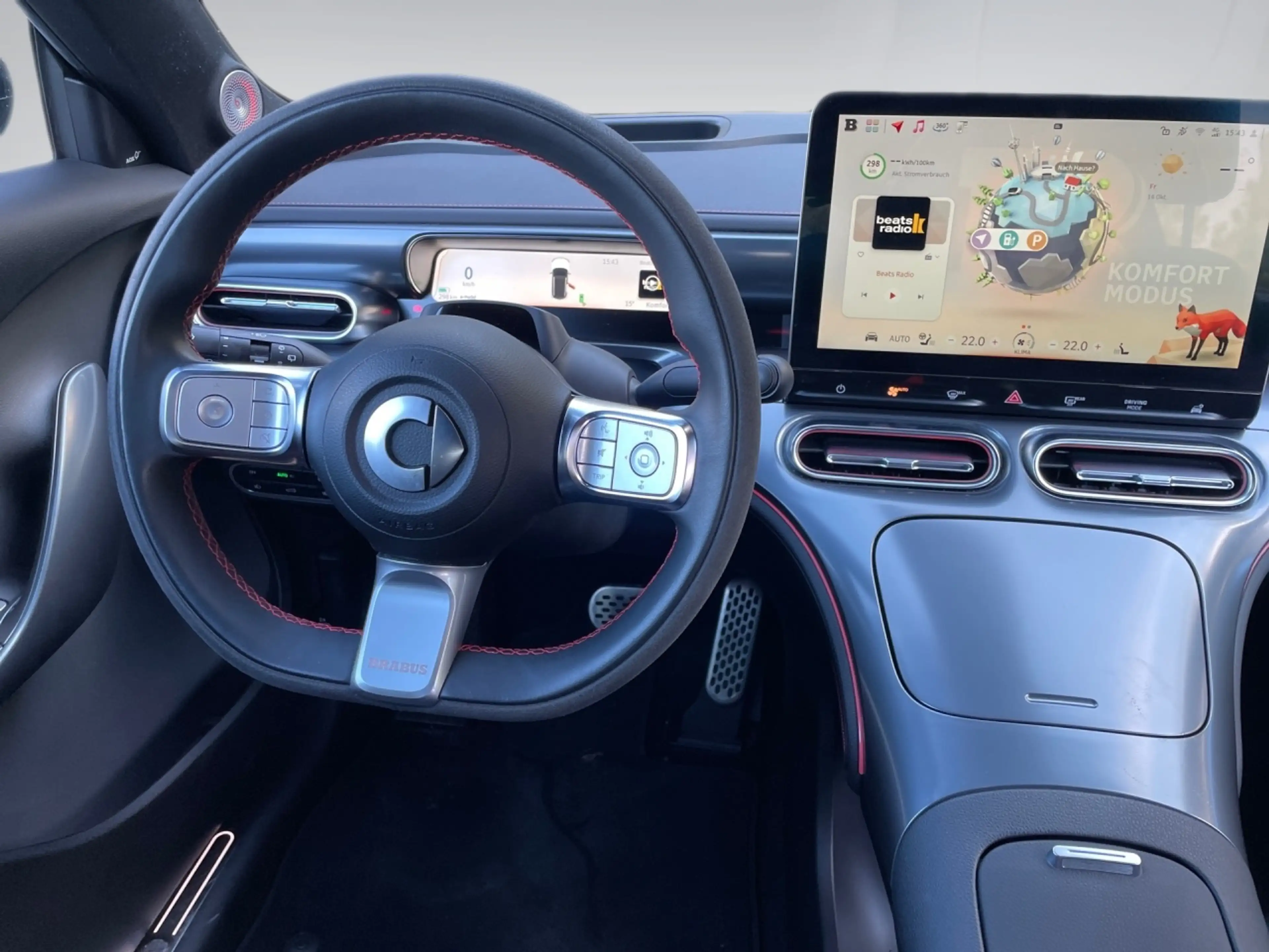 smart #1 Brabus SpurW 2xKlima 360 ACC AUT HUD Kam. LM — photo 11