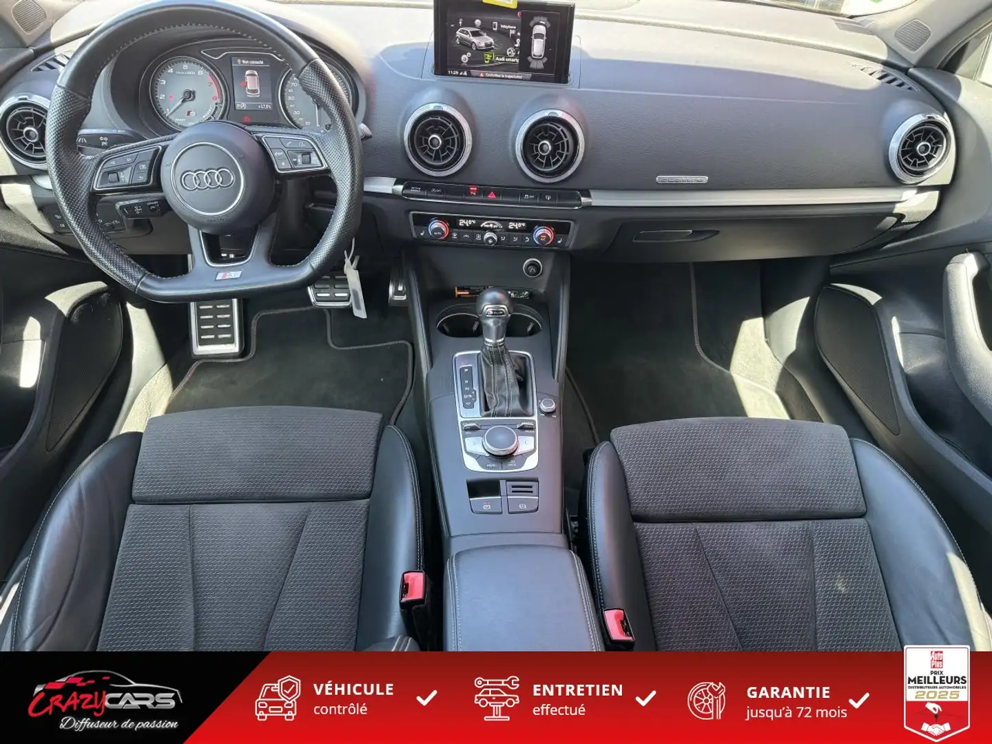 Audi A3 S3 Sportback Quattro 2.0 TFSI Gris - 2
