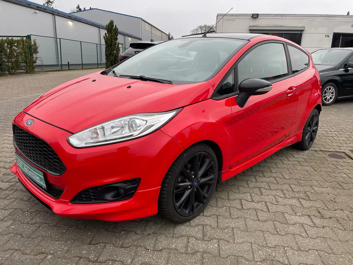 Ford Fiesta 1,0 EcoBoost Sport, 1.Hand, Navi, SH, AC, Alu, PDC Rot - 1