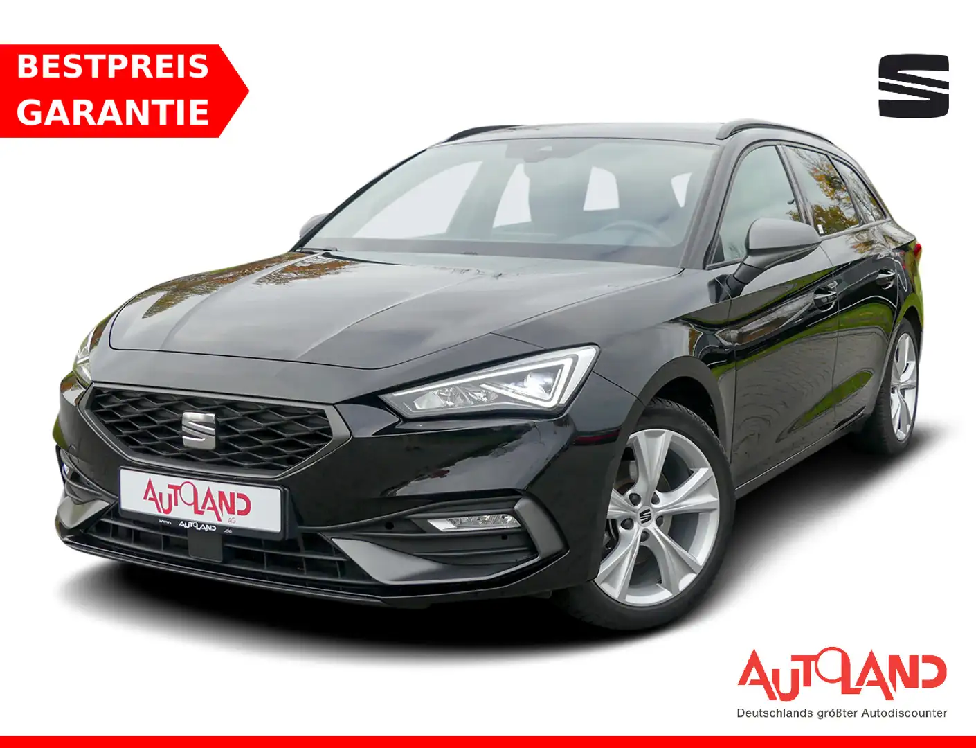 SEAT Leon Sportstourer 1.5 FR VC LED AHK ACC Keyless Noir - 1
