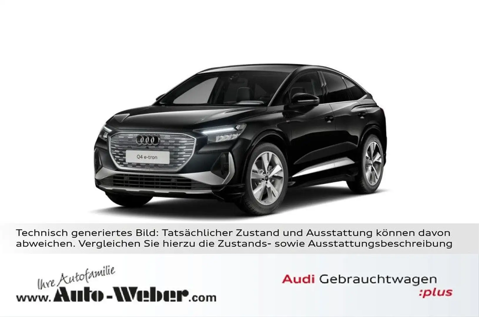 Audi Q4 e-tron Q4 Sportback e-tron 40 S LINE NAV+ PRIVACY VC Schwarz - 1