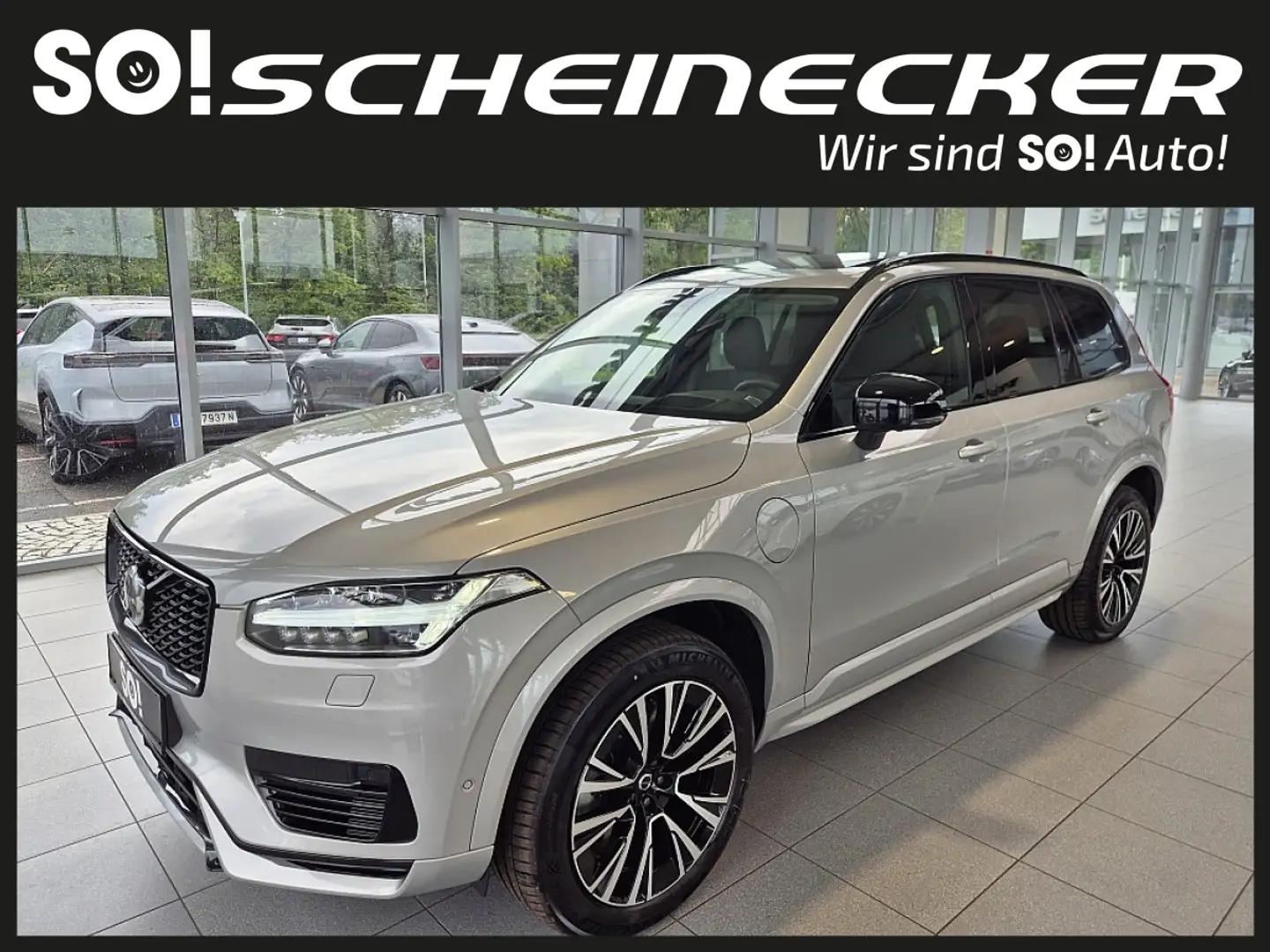 Volvo XC90 T8 AWD Recharge PHEV Ultra Dark Geartronic Silber - 2