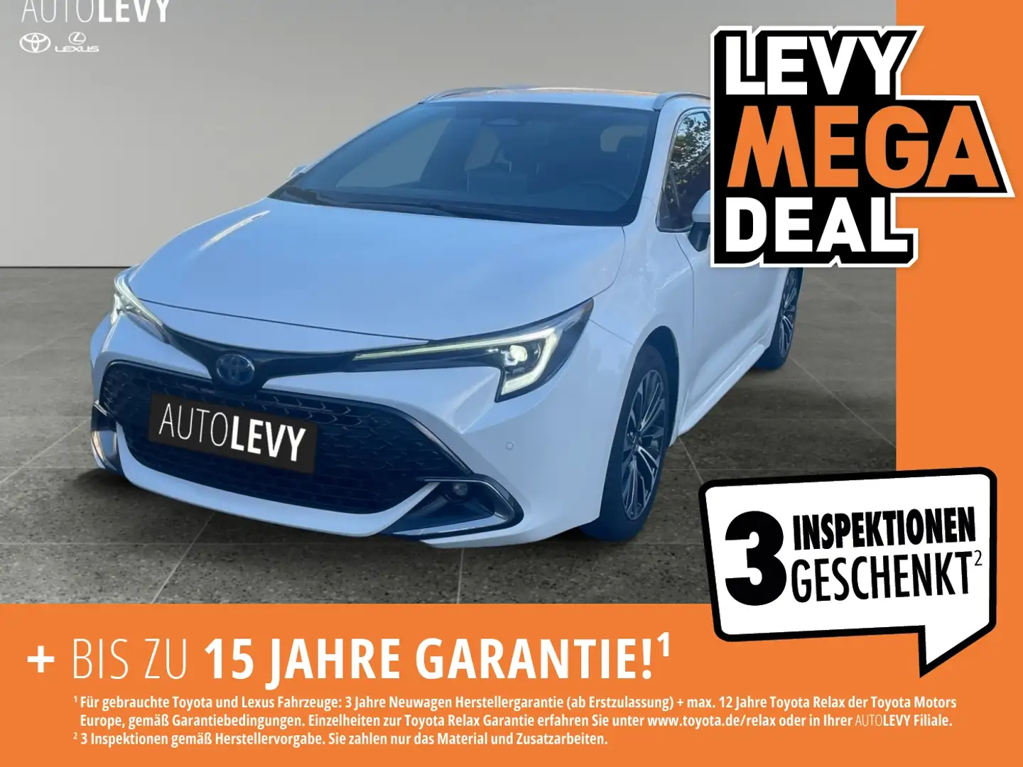 Toyota Corolla TS 1.8 Hybrid *NAVI*SHZ*PDC*CARPLAY*AA* Blanc - 1