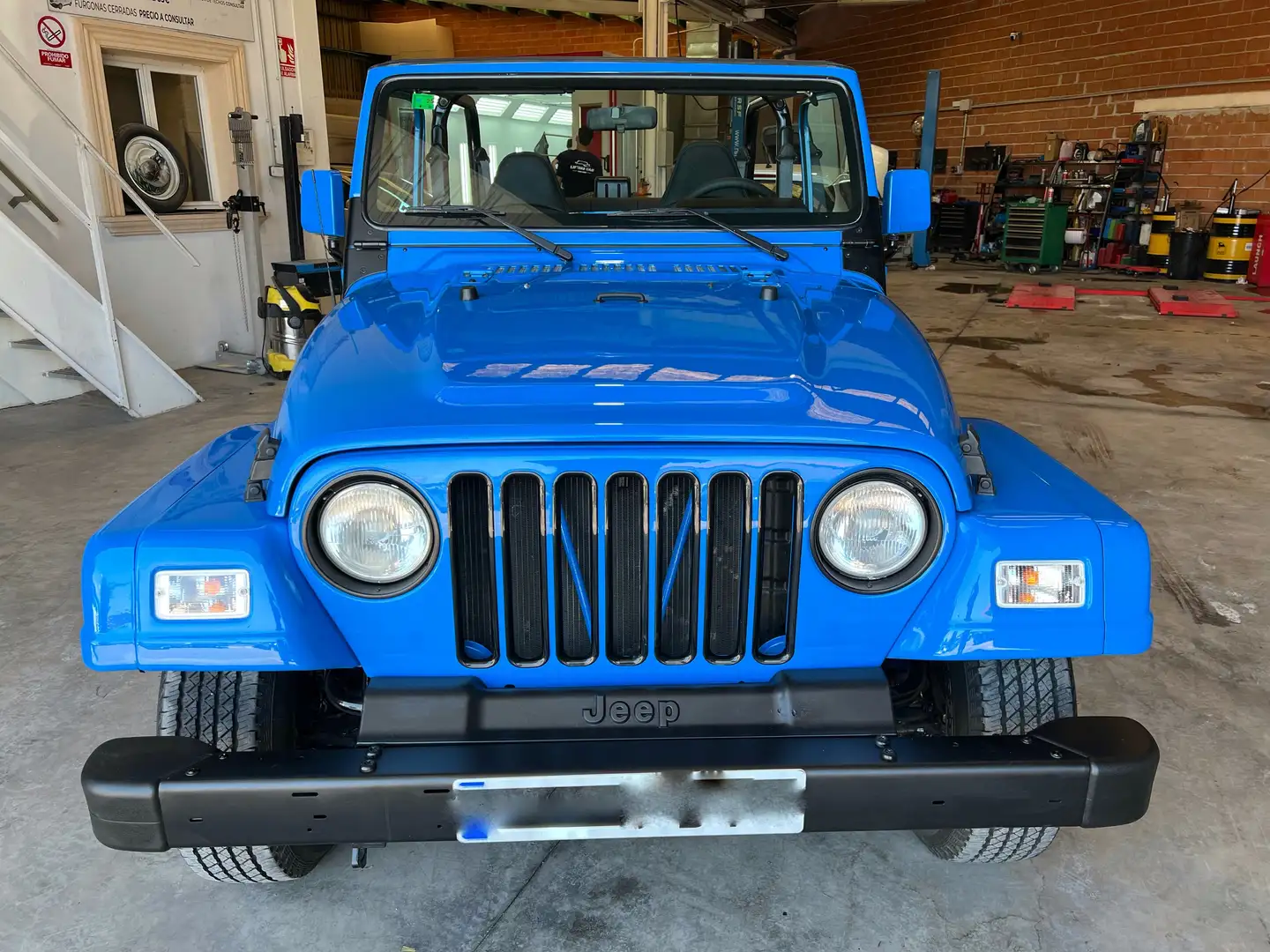 Jeep Wrangler Wrangler 4.0i Sahara Bleu - 2