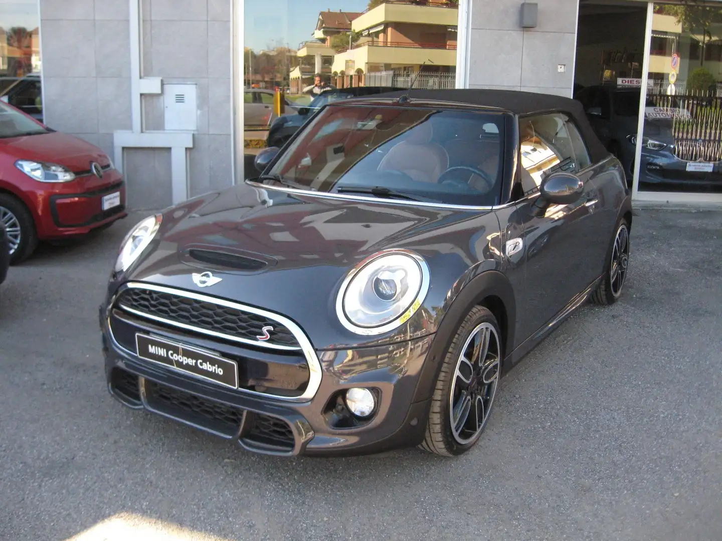 MINI Cooper S Cabrio 2.0 Hype automatic+pelle+navi SOLO KM 39.500 Grigio - 2