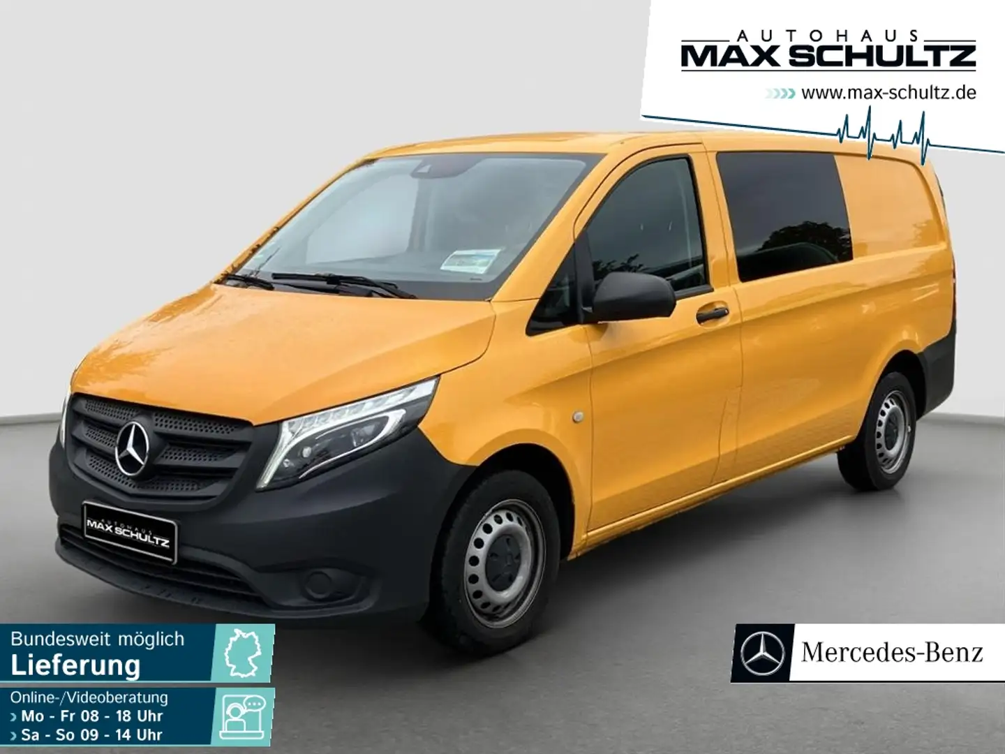 Mercedes-Benz Vito 114 CDI Mixto Lang Fernlichtass.*KeyLess Jaune - 1