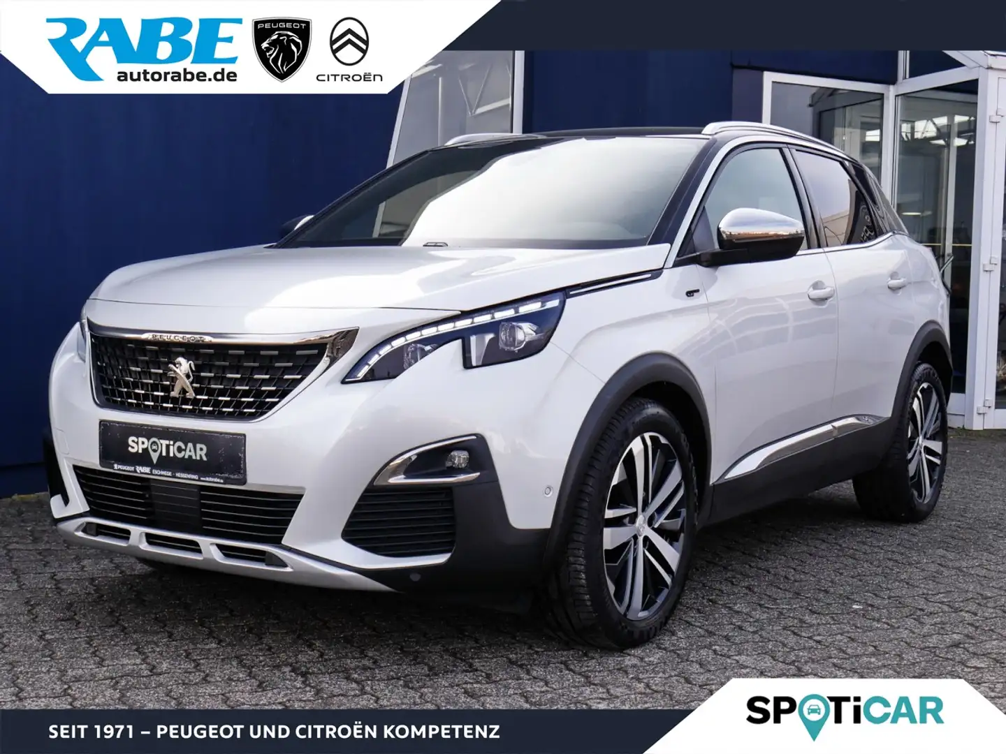 Peugeot 3008 GT 180 BlueHDi Aut.+Full-LED+Navi+Kamera Klima Blanco - 1