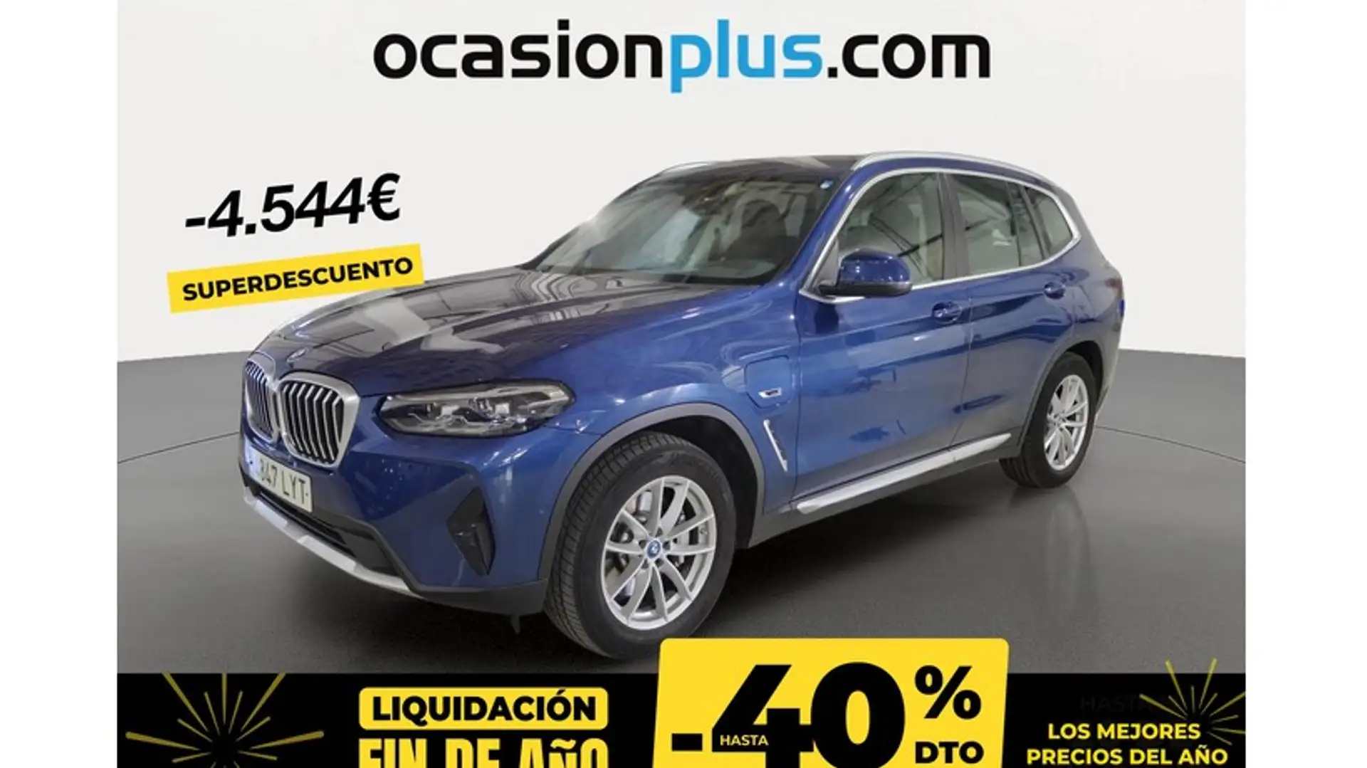 BMW X3 xDrive 30e xLine Bleu - 1