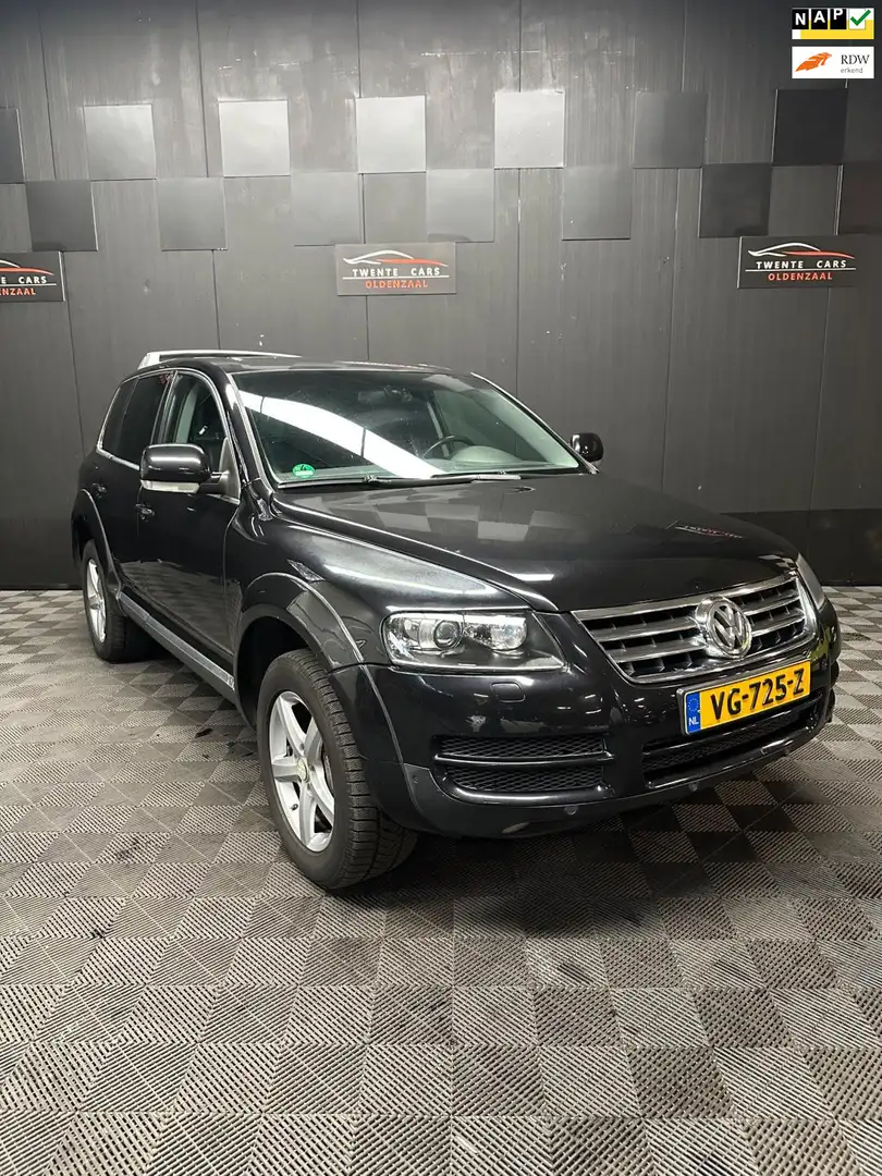 Volkswagen Touareg 3.0 TDI | Grijs Kenteken | Navi | Clima | Leder | Noir - 1