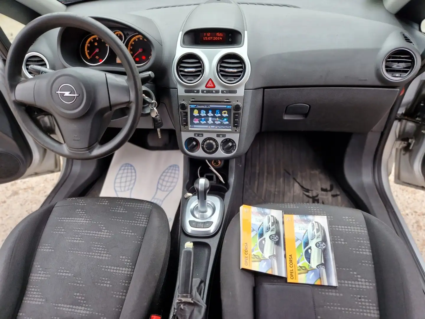 Opel Corsa CORSA 1.2i EDiTiON AUTOM. KLiMA NAVi TÜVNEU Argent - 2