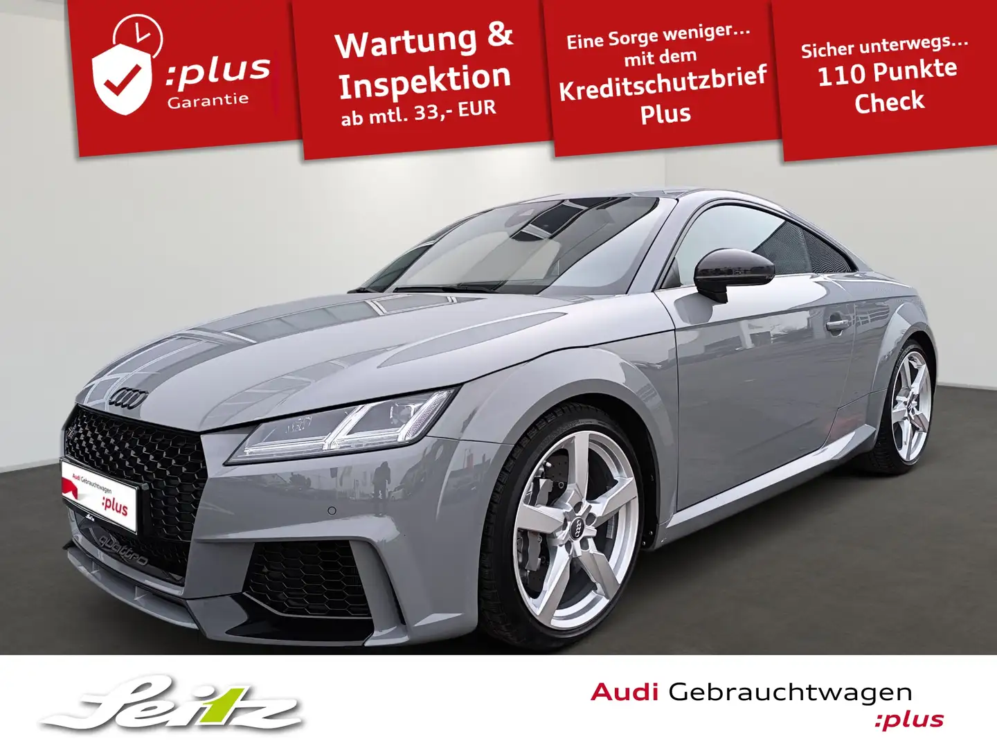 Audi TT RS Coupe 2.5 TFSI quattro *KERAMIK*B&O*MATRIX*KAMERA* Grijs - 1