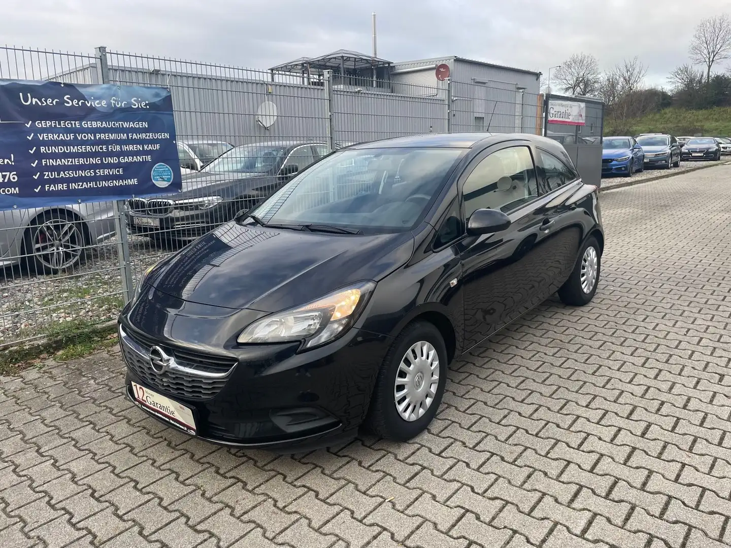 Opel Corsa E Selection 1.2 |KLIMA|1.HAND|GARANTIE| Schwarz - 1