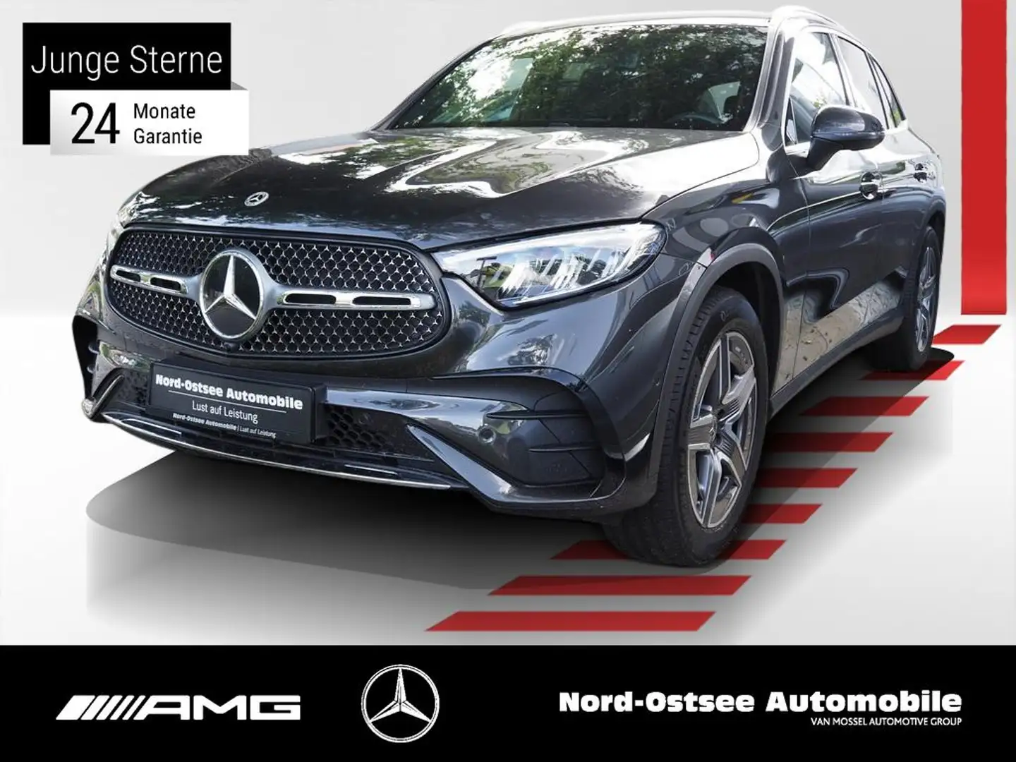 Mercedes-Benz GLC 300 d 4M AMG KAMERA AHK DISTRONIC KEYLESS Grau - 1