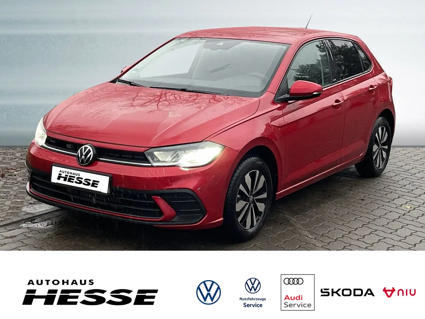 Volkswagen Polo 1.0 TSI Move DSG, Rot - 1