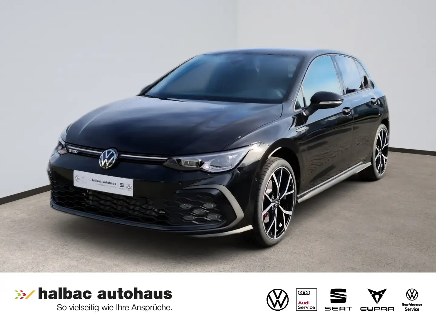Volkswagen Golf GTD 2.0 TDI DSG *IQLIGHT+BLACKSTYLE+HARMANCARDON+DCC+ Schwarz - 1