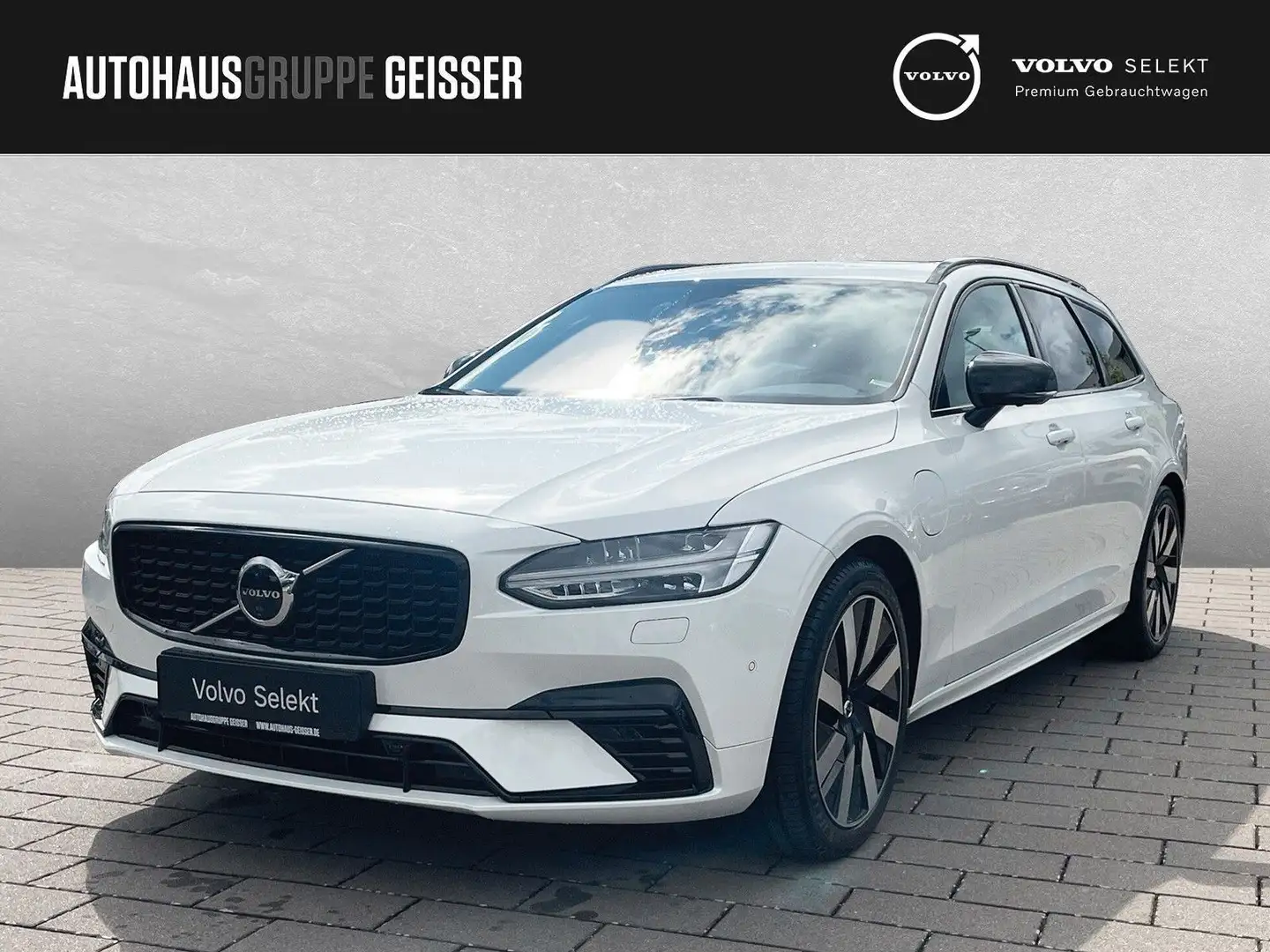 Volvo V90 T8 AWD Plus Dark ACC BLIS SD Weiß - 1