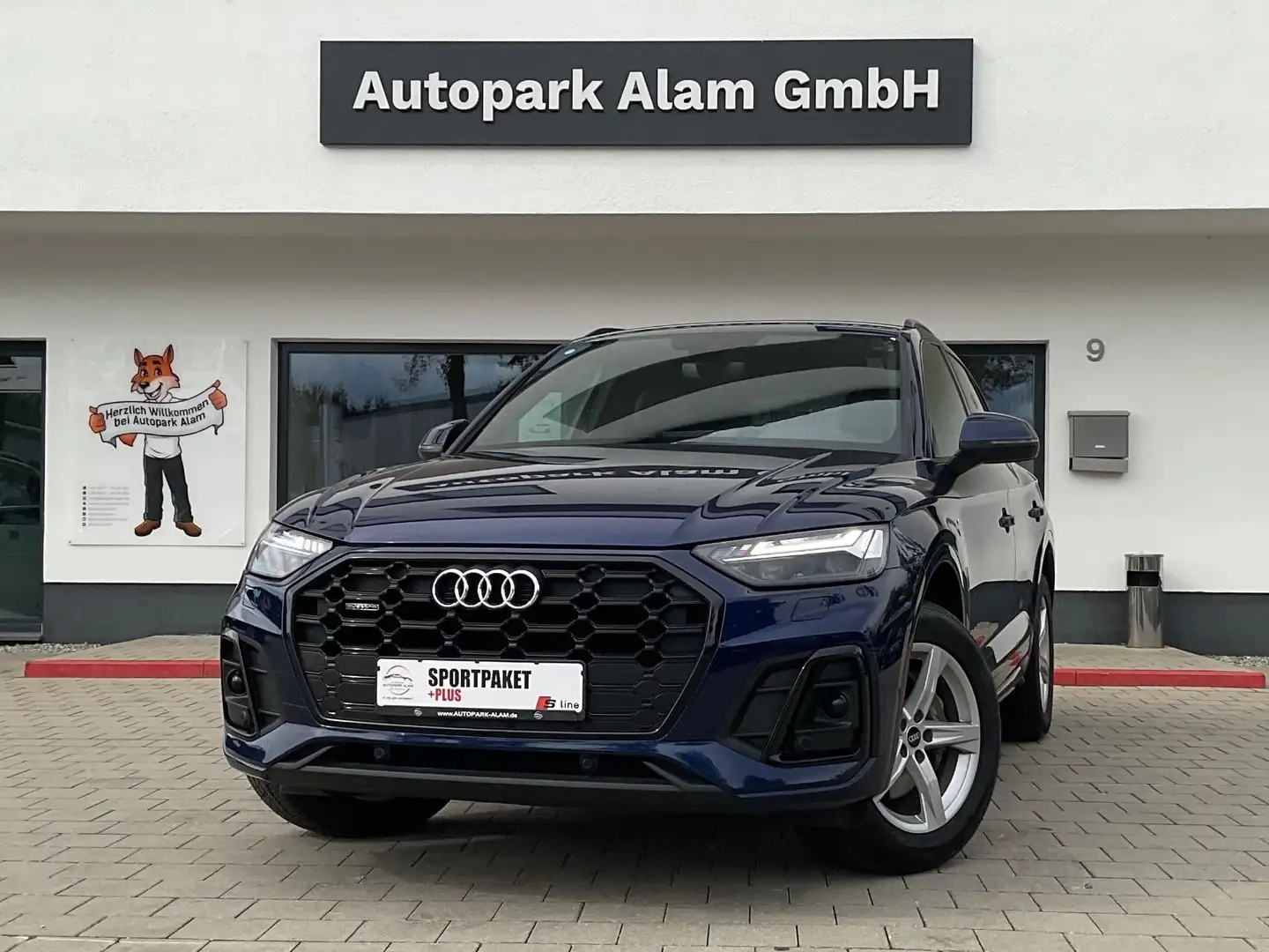 Audi Q5 40 TDI quatt. SLine AHK B&O LED RFK ViCo Blau - 1
