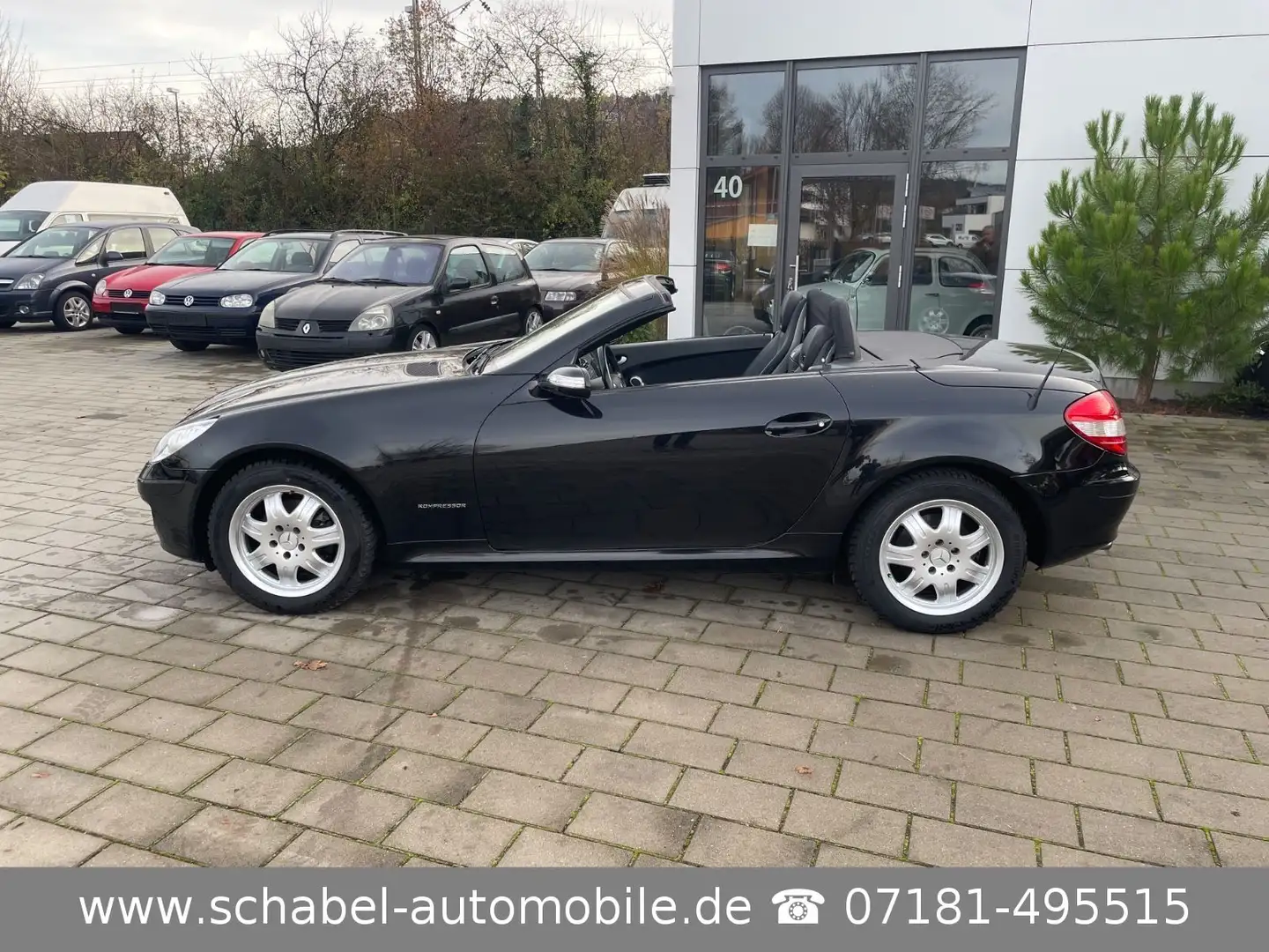 Mercedes-Benz SLK 200 Kompr 6Gg Leder Klima Airscarf HU NEU Noir - 2