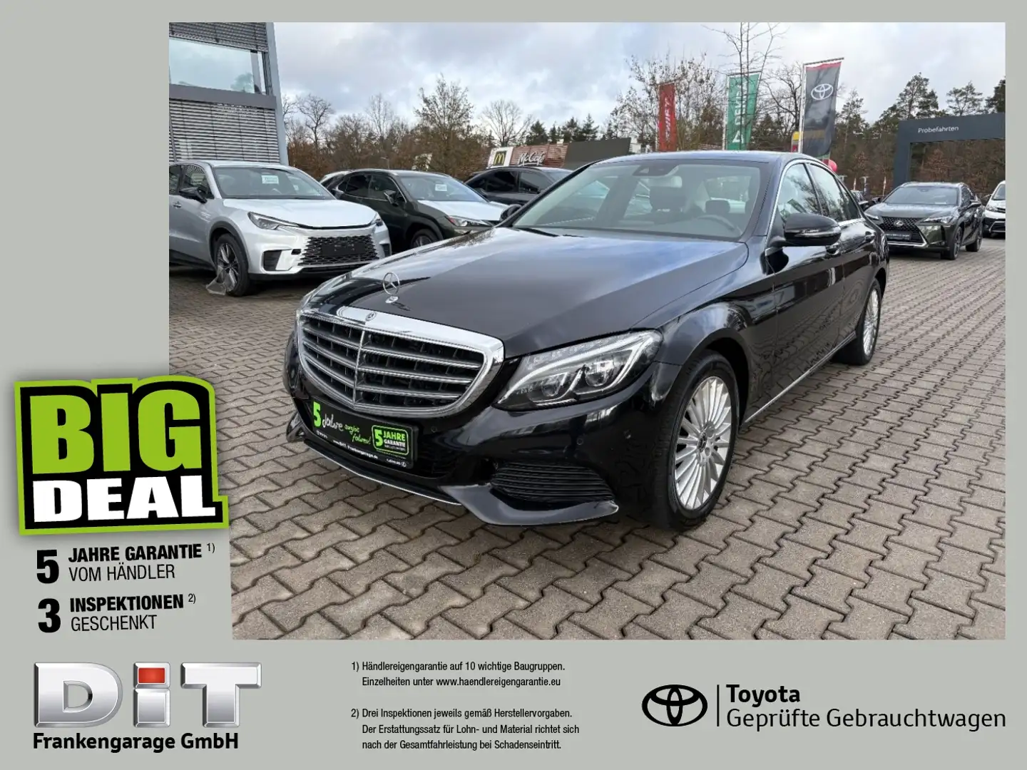Mercedes-Benz C 250 CGI Exclusive LED, Navi, SHZ, Kamera, BT Negro - 1