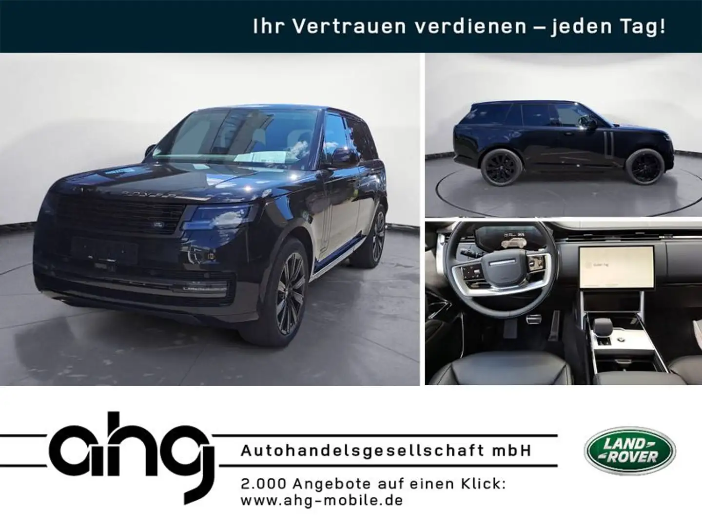 Land Rover Range Rover P550e Autobiography AHK, Shadow Exte Nero - 1