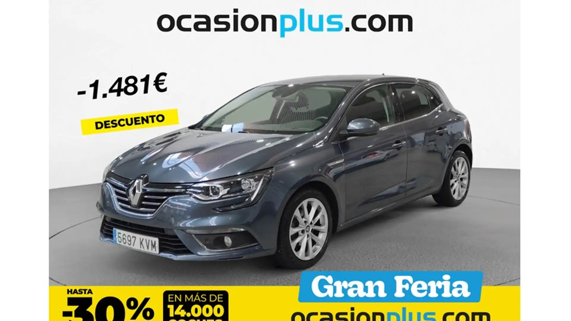 Renault Megane 1.3 TCe GPF Zen EDC 103kW Grau - 1