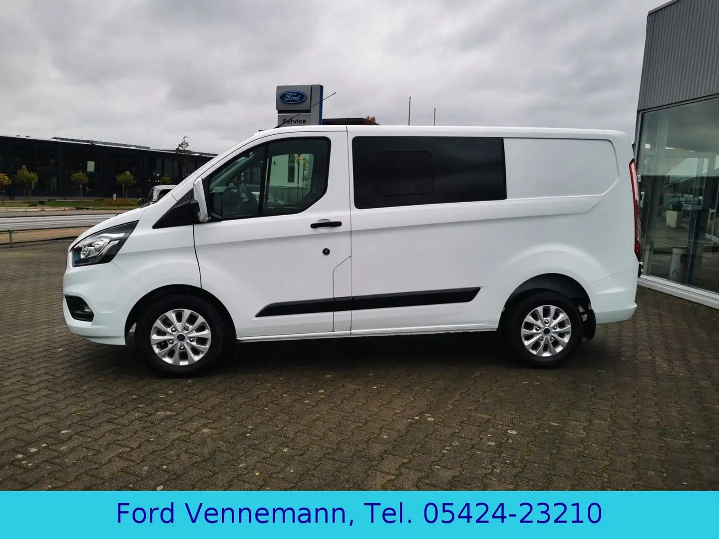 Ford Transit Custom Kombi 320 L1 Trend Weiß - 2