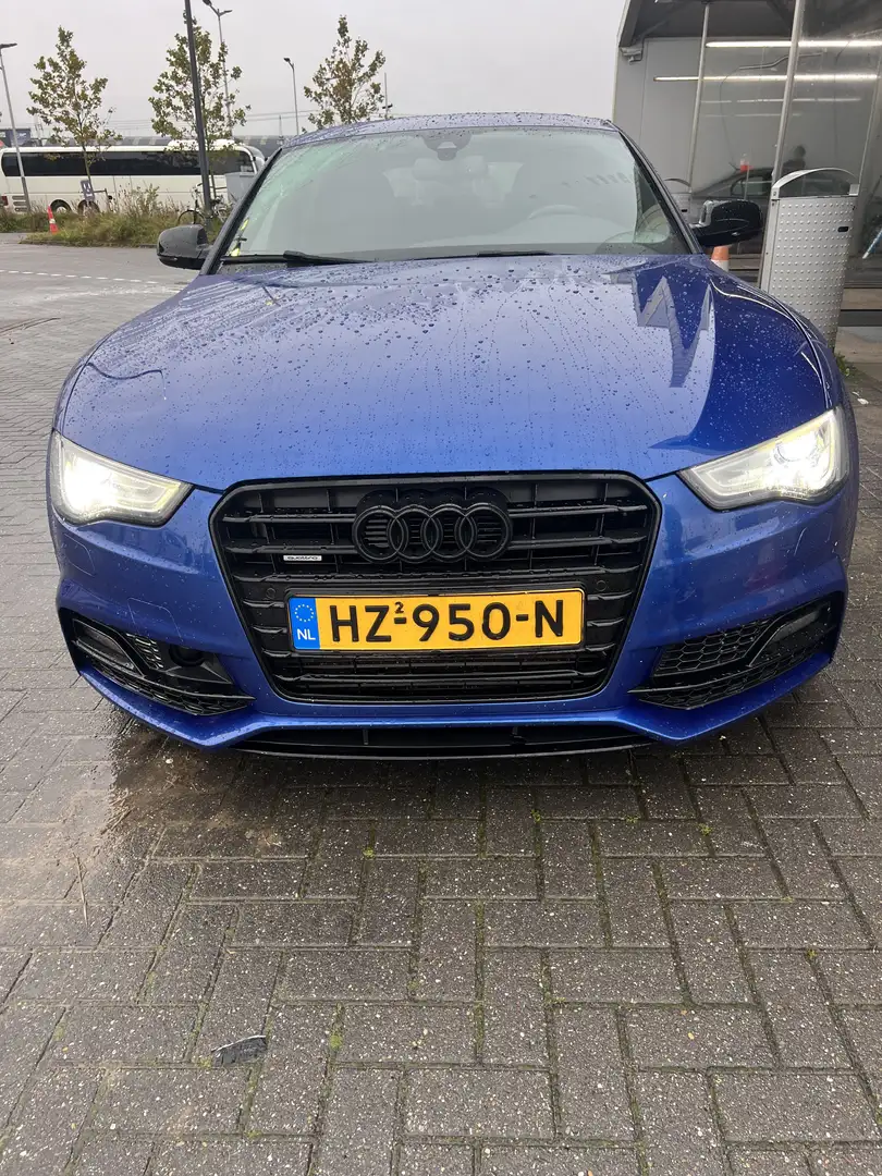 Audi A5 3.0 TDI q. CD.Sp.Edition Blauw - 1