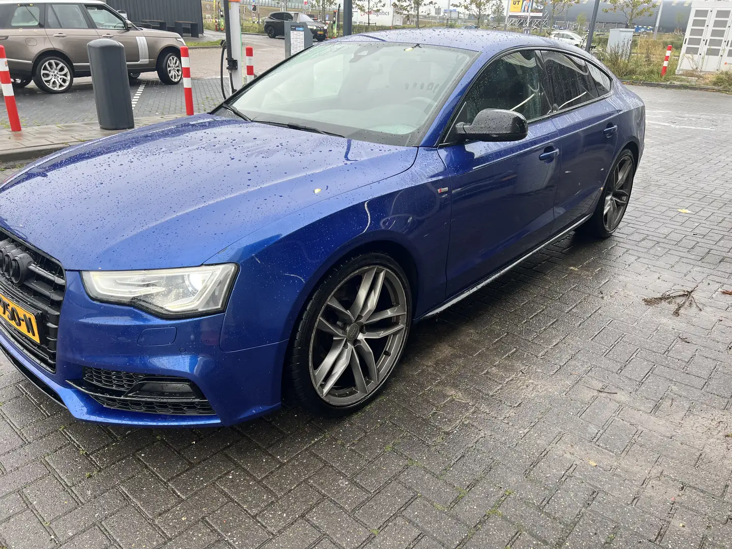 Audi A5 3.0 TDI q. CD.Sp.Edition Blauw - 2