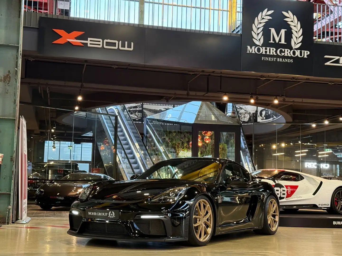 Porsche Cayman 718 Cayman GT4/APPROVED/CLUBSPORT/XPEL Schwarz - 1