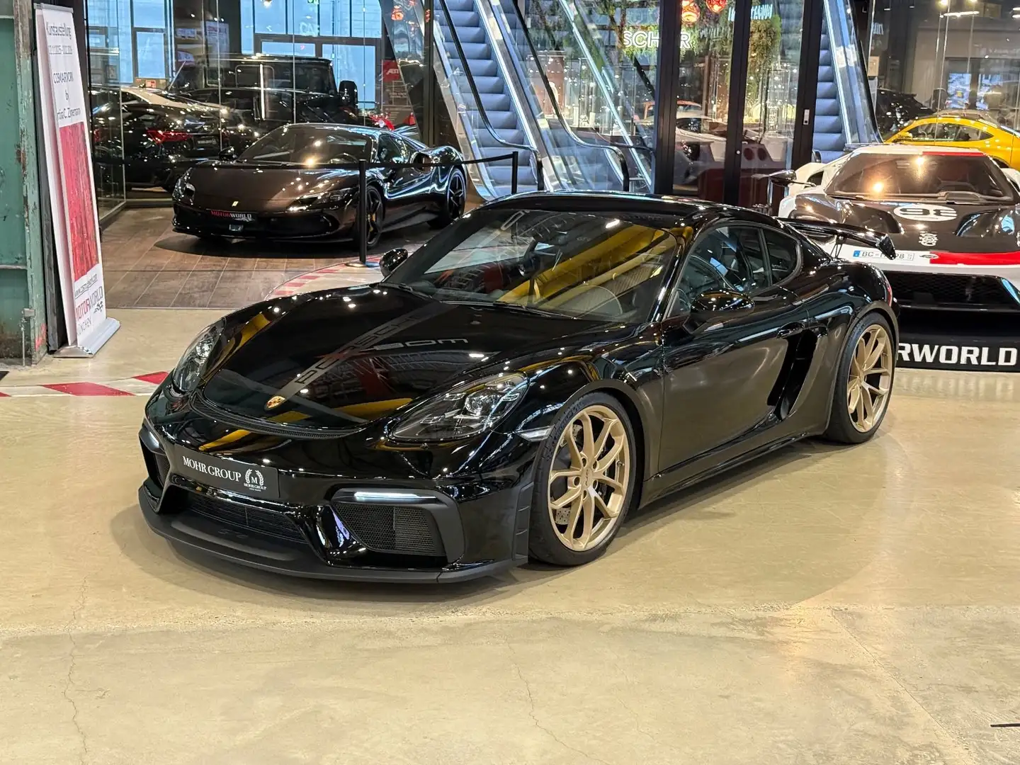 Porsche Cayman 718 Cayman GT4/APPROVED/CLUBSPORT/XPEL Schwarz - 2