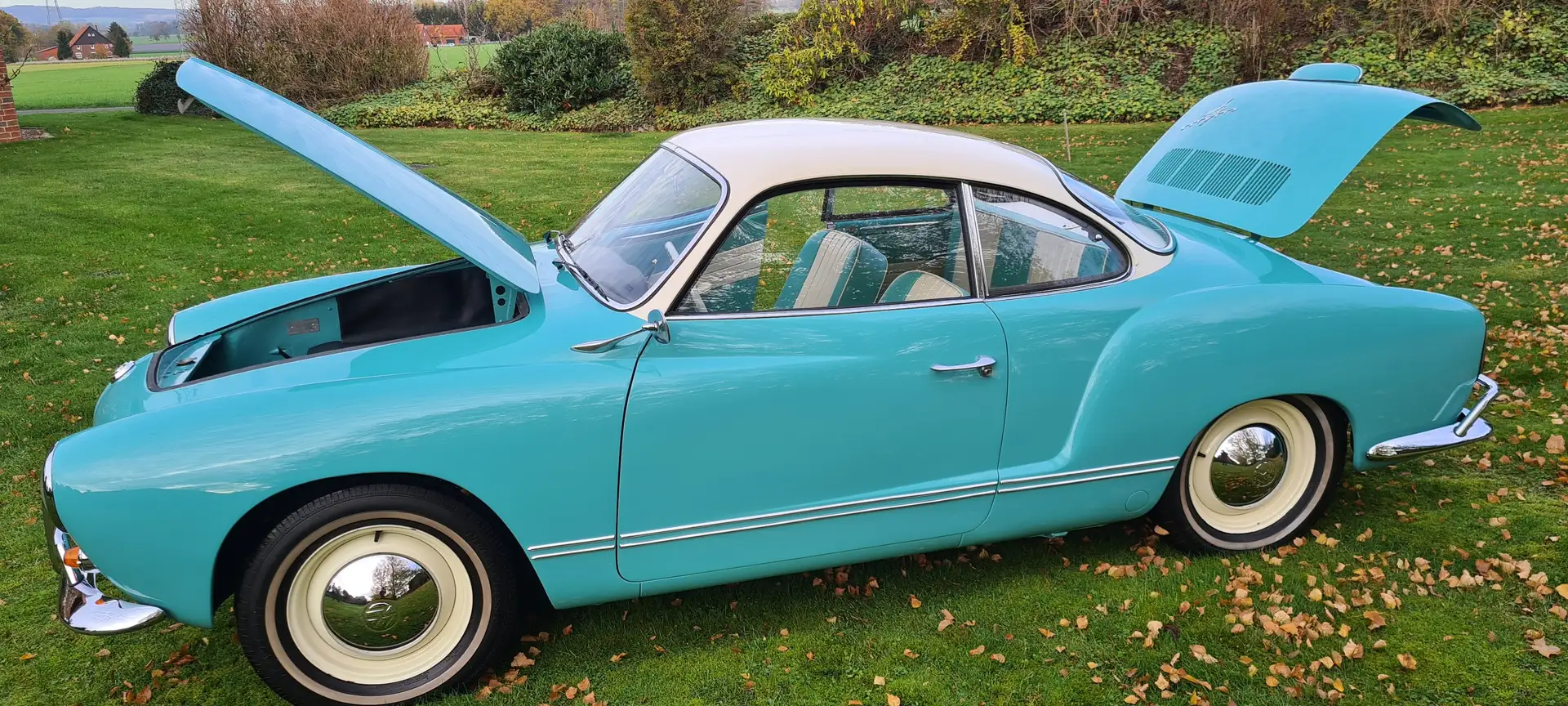 Volkswagen Karmann Ghia Albastru - 2
