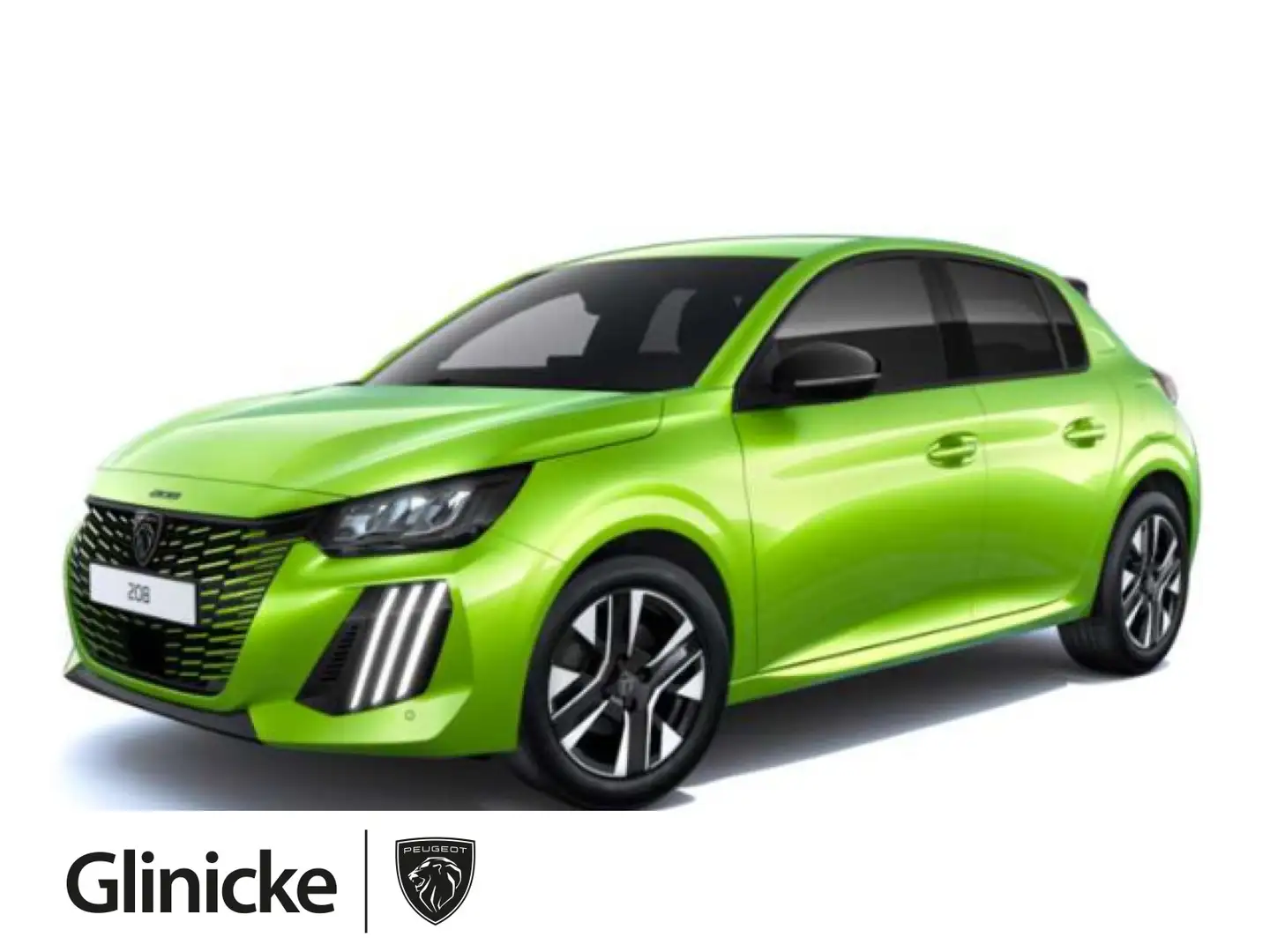 Peugeot 208 ALLURE HYBRID 110 e-DSC6 Jaune - 1