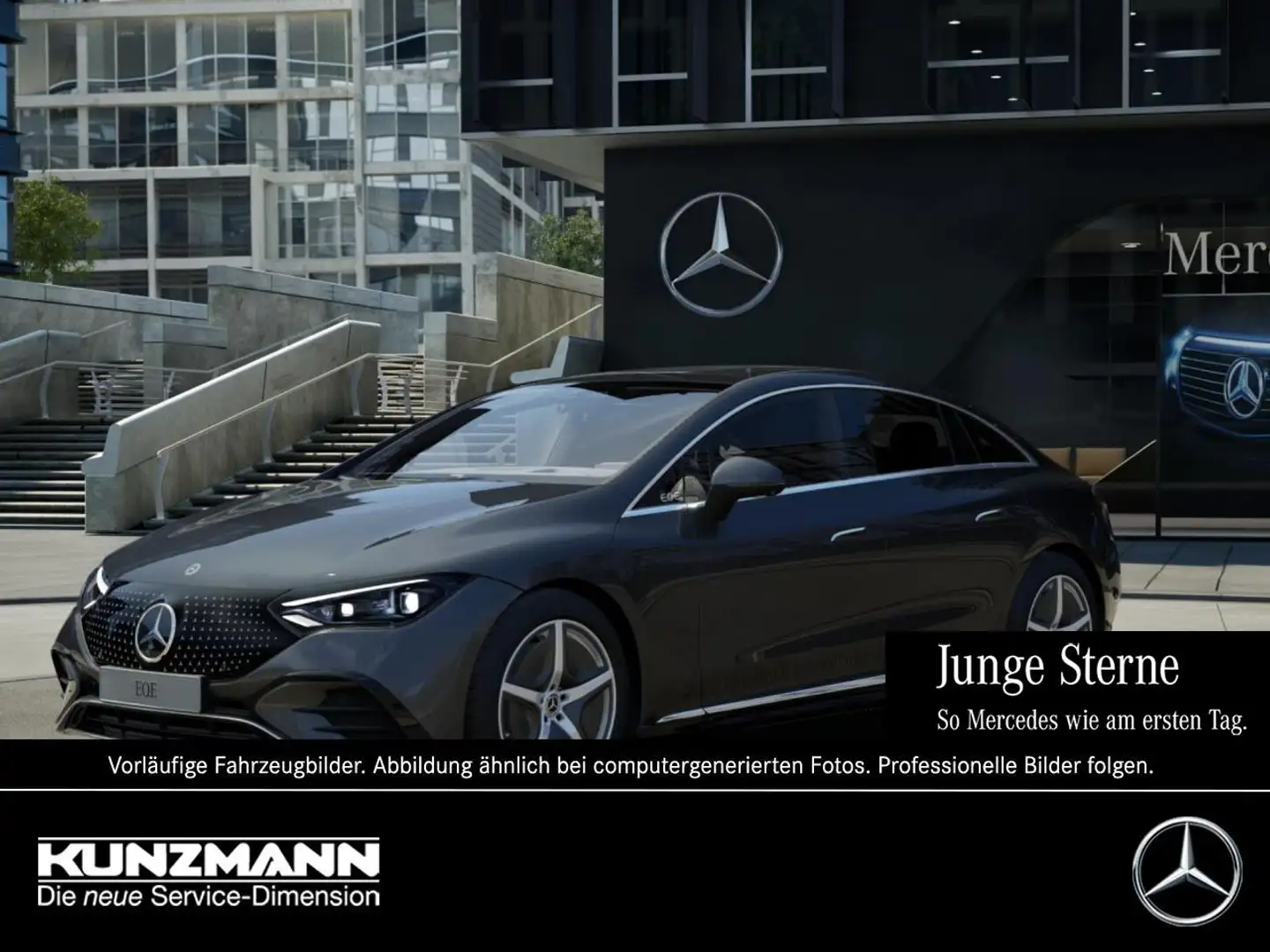 Mercedes-Benz EQE 350 4M AMG Distronic Panorama Burmester 360° Grau - 1