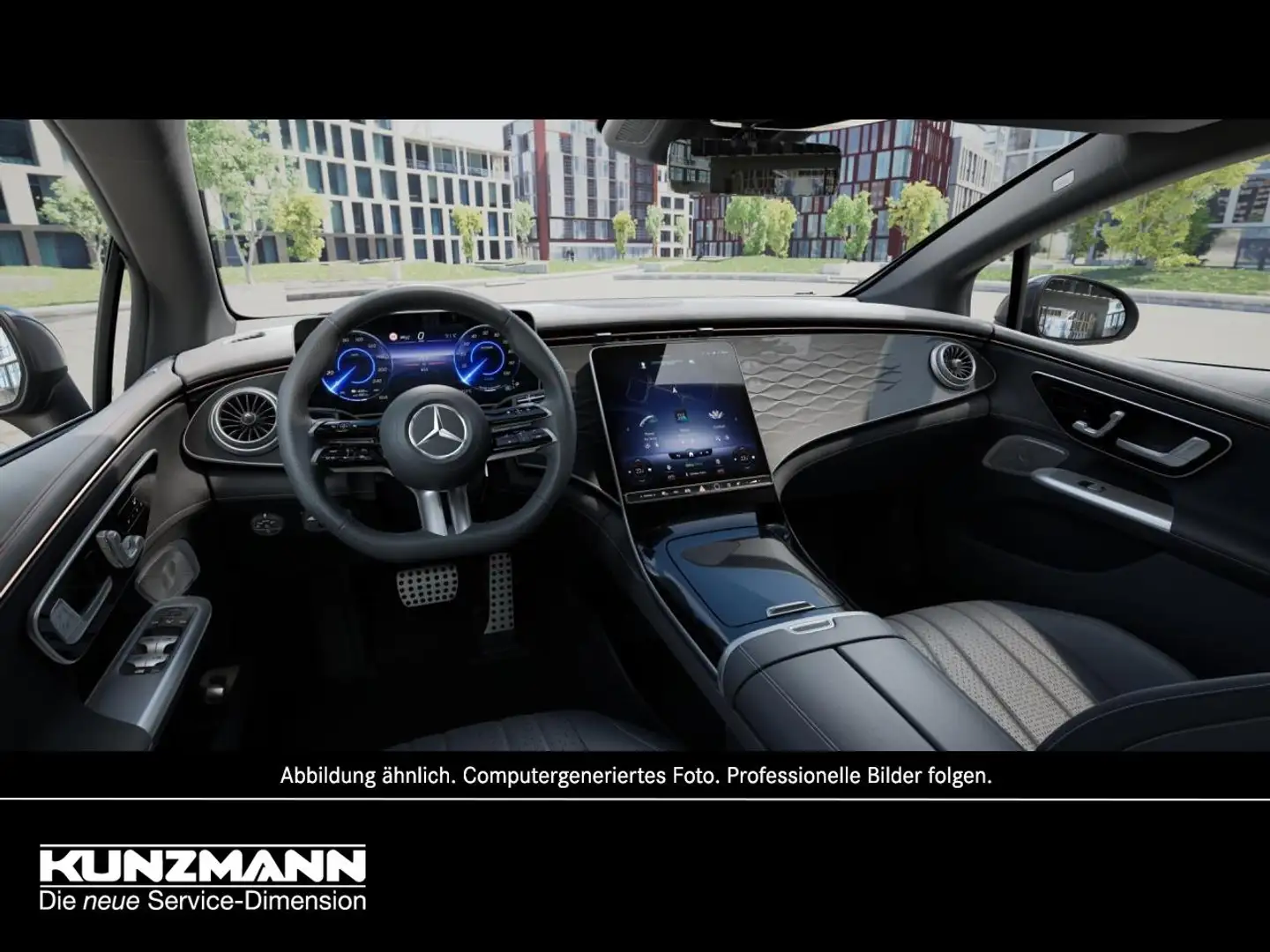 Mercedes-Benz EQE 350 4M AMG Distronic Panorama Burmester 360° Grau - 2