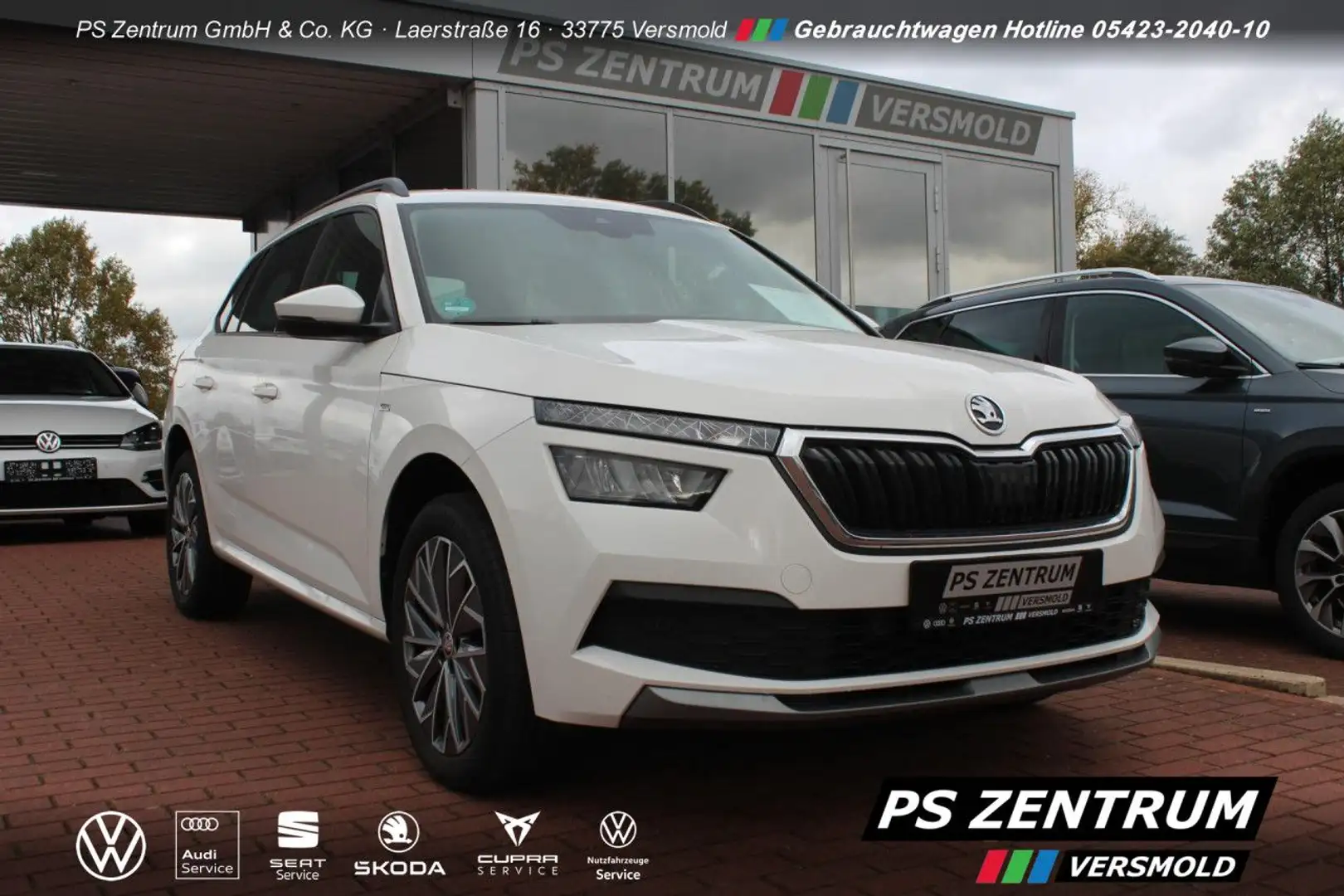 Skoda Kamiq 1.0 TSI Tour virtCOCK NAVI ACC Bluetooth LED Weiß - 1