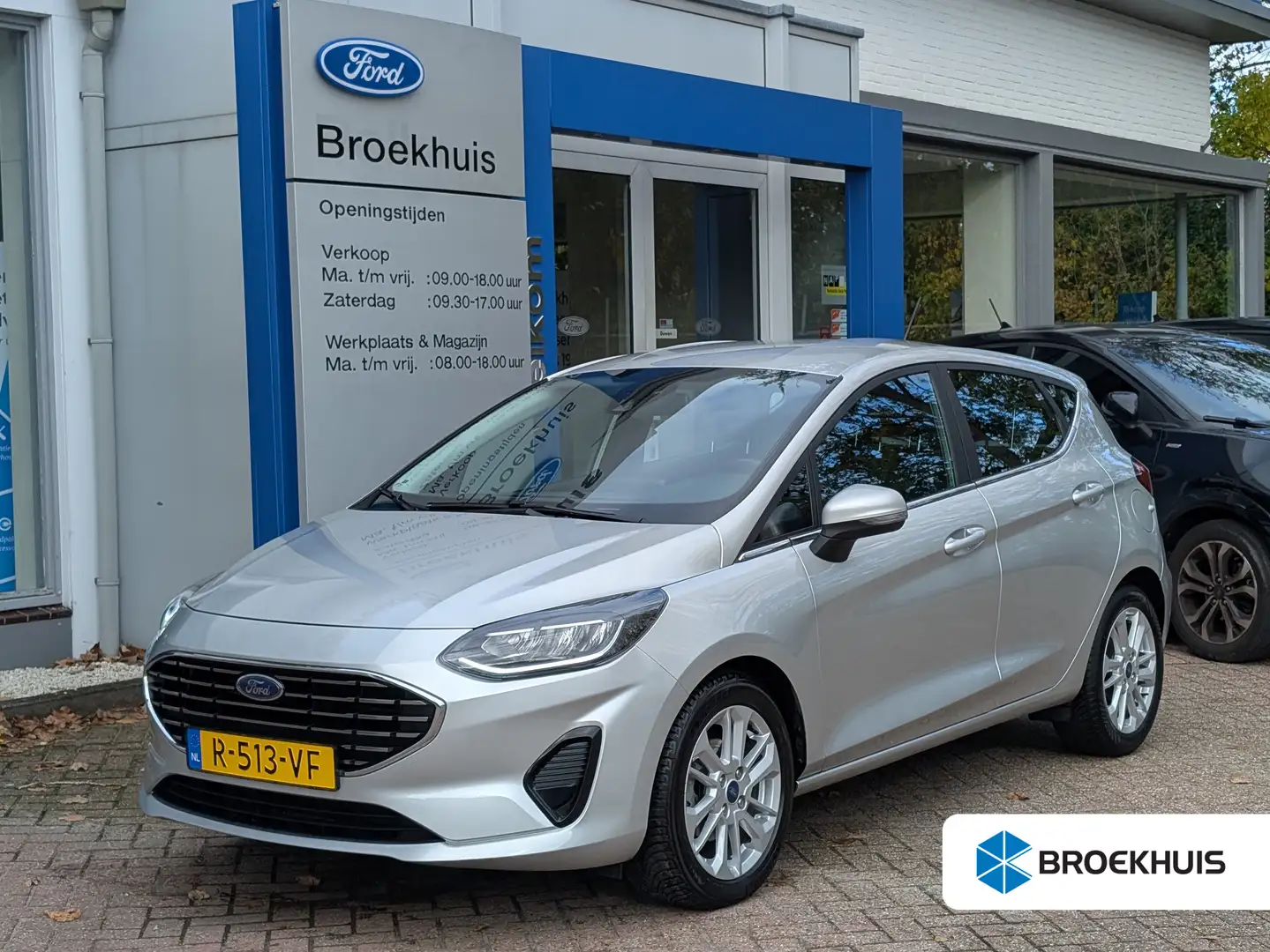 Ford Fiesta 1.0 EcoBoost Titanium 100pk | Cruise | 16" LMV | W Grijs - 1