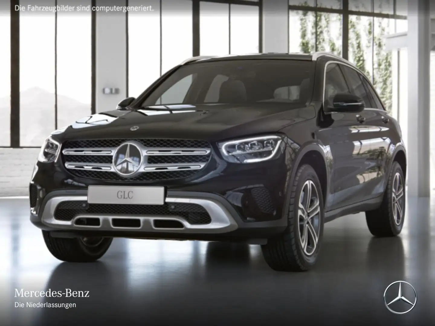 Mercedes-Benz GLC 300 e 4M LED+KAMERA+KEYLESS+9G Schwarz - 2