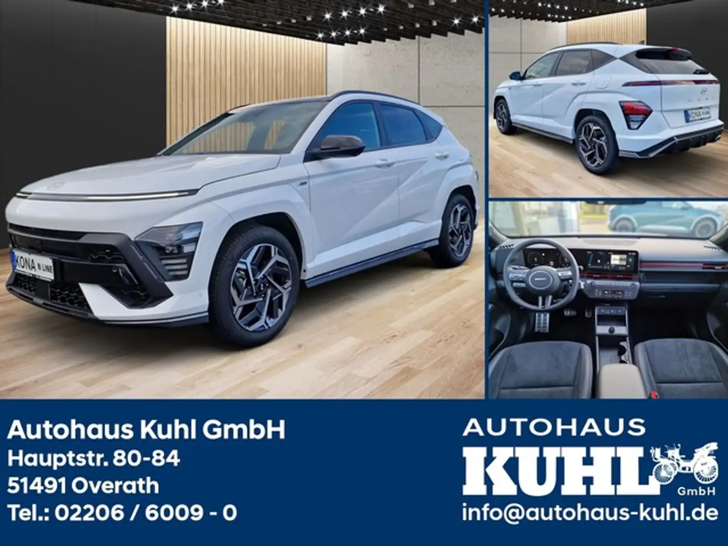 Hyundai KONA Kona SX2 1.6 N Line 4WD Ulti Leder,Navi,DigiKey Weiß - 1