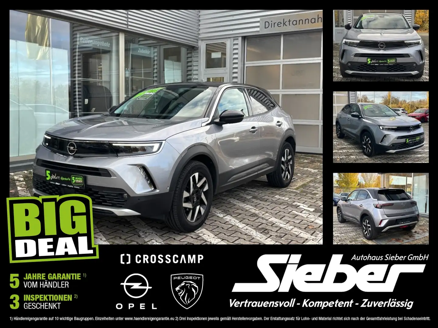 Opel Mokka 1.2 Turbo Elegance Kamera*Navi*Sitzhzg Gris - 1