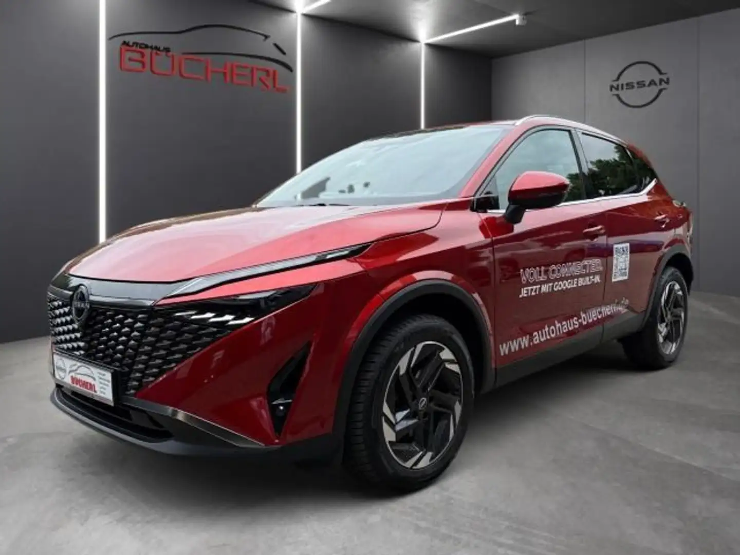 Nissan Qashqai N-Connecta, 360°-Kam, SHZ, NAVI, CarPlay Rouge - 2