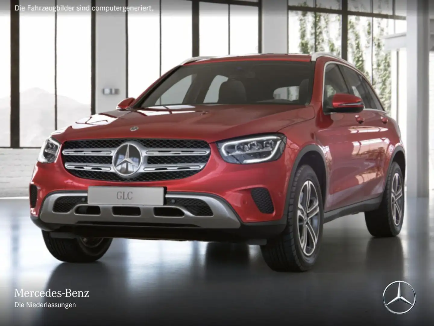 Mercedes-Benz GLC 300 de 4M AHK+LED+KAMERA+KEYLESS+9G Rouge - 2