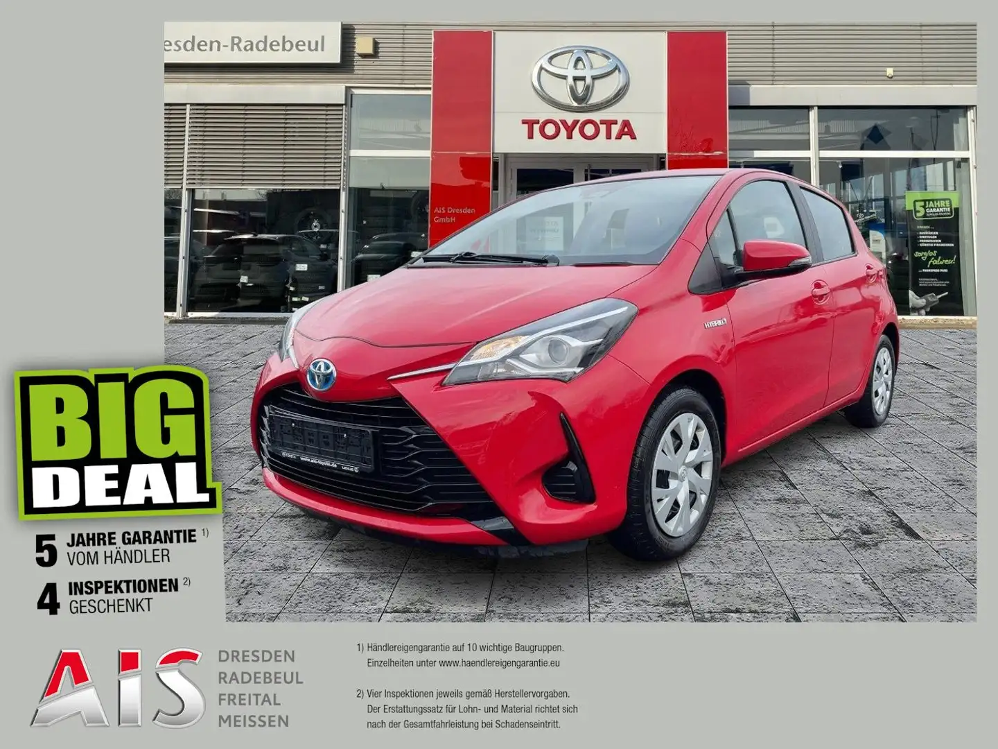 Toyota Yaris 1.5 Hybrid Business Edition Navi*SHZ*KAM Rosso - 1