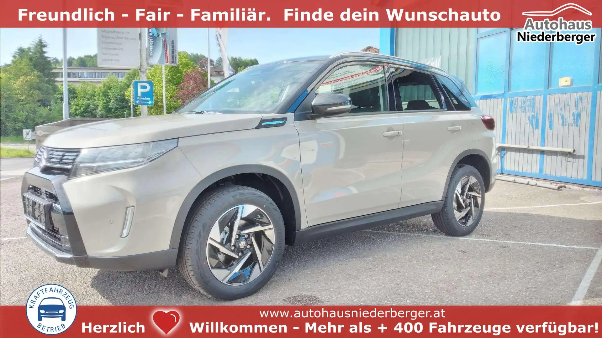 Suzuki Vitara 1,4 DITC Hybrid flash 95 kW (129 PS), Frontantrieb Beige - 1