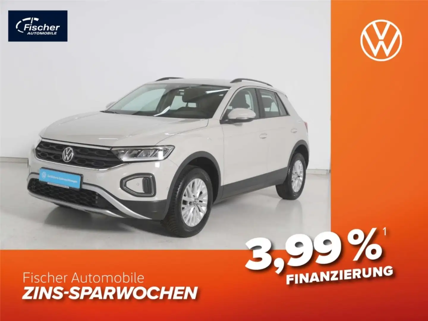 Volkswagen T-Roc 1.5 TSI Life DSG AHK/NAV/LED/Klima/SH/DAB+ Grijs - 1