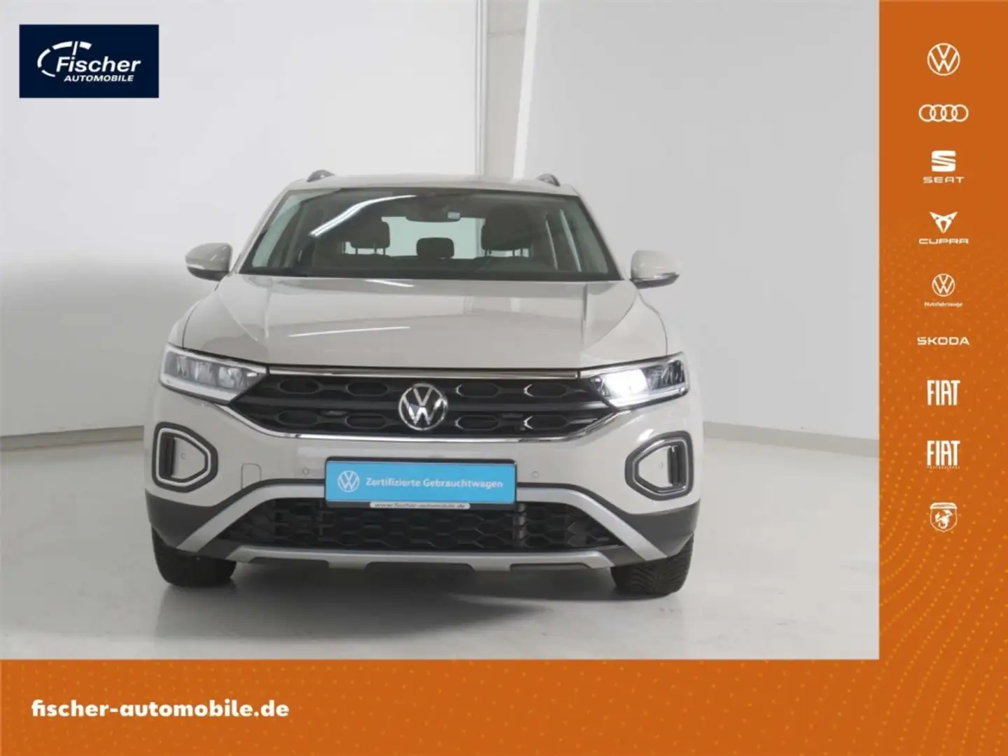 Volkswagen T-Roc 1.5 TSI Life DSG AHK/NAV/LED/Klima/SH/DAB+ Grau - 1