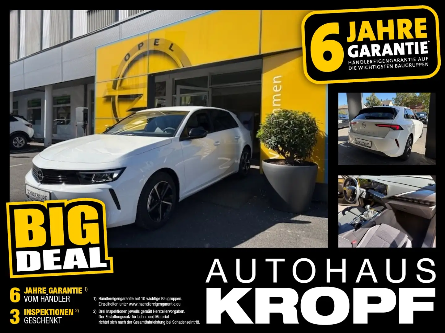 Opel Astra L 1.2 Turbo Edition Clever-Lease-Kauf!!! Weiß - 1